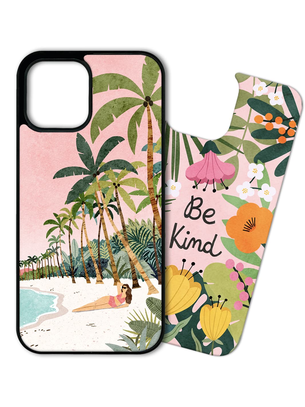 Phone Case Set Tropical Vibes