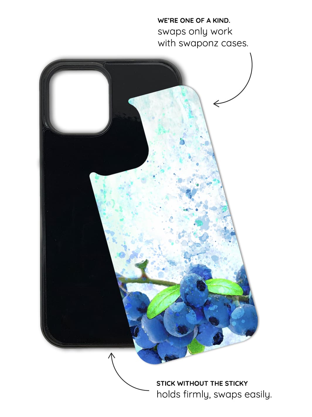 Phone Case Set - Blueberries