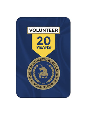 Bag Tag Set - Boston Marathon Volunteer® 20Y