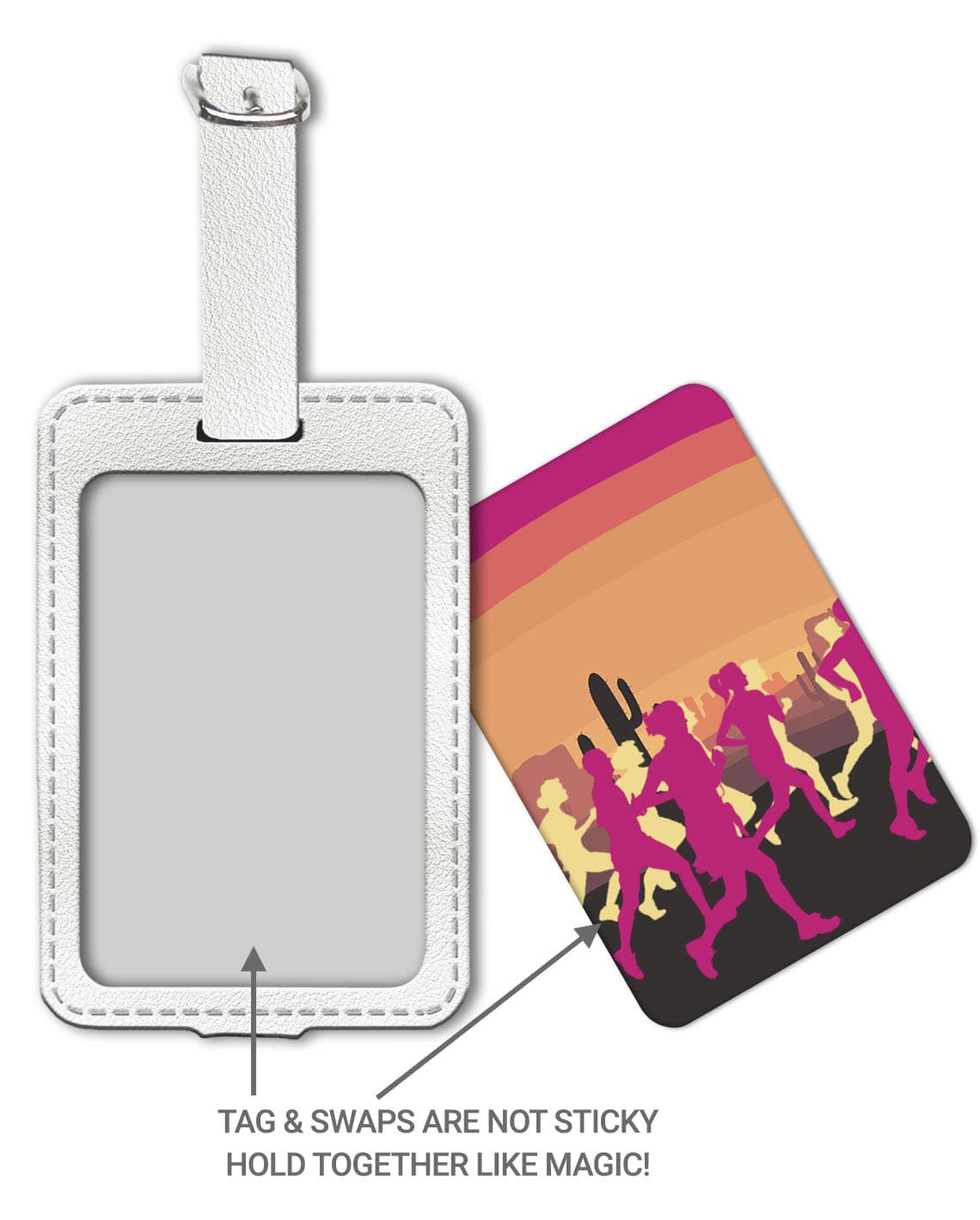 Bag Tag Set - Desert Running