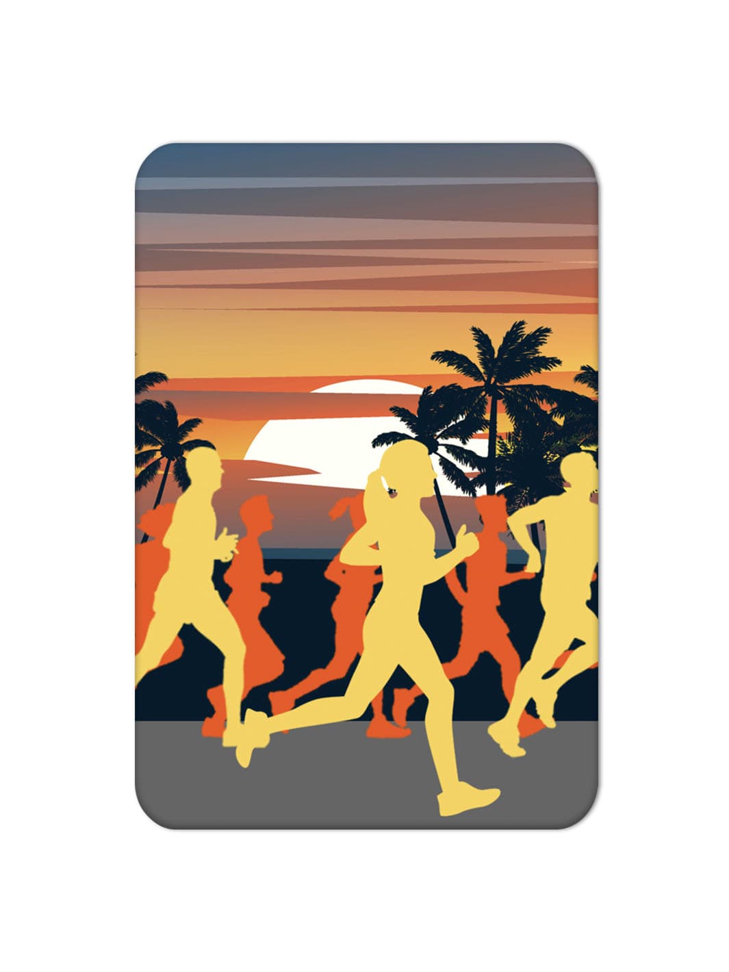 Bag Tag Set - Beach Running