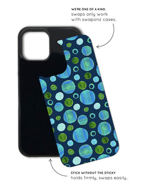 Phone Case Set - Bubbly Blue