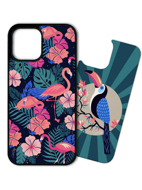 Phone Case Set - Tropical Birds