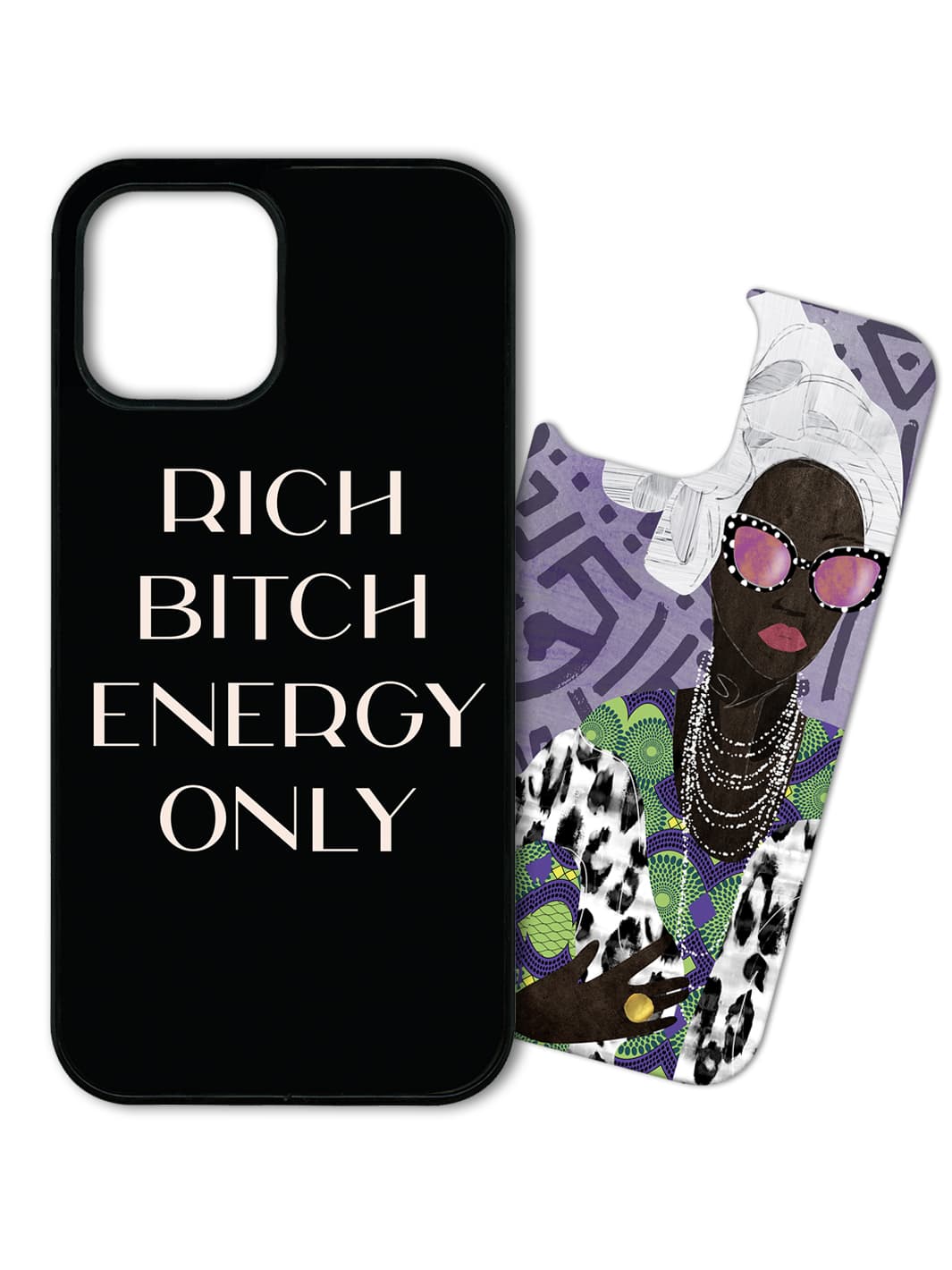 Phone Case Set - Rich B*tch Energy
