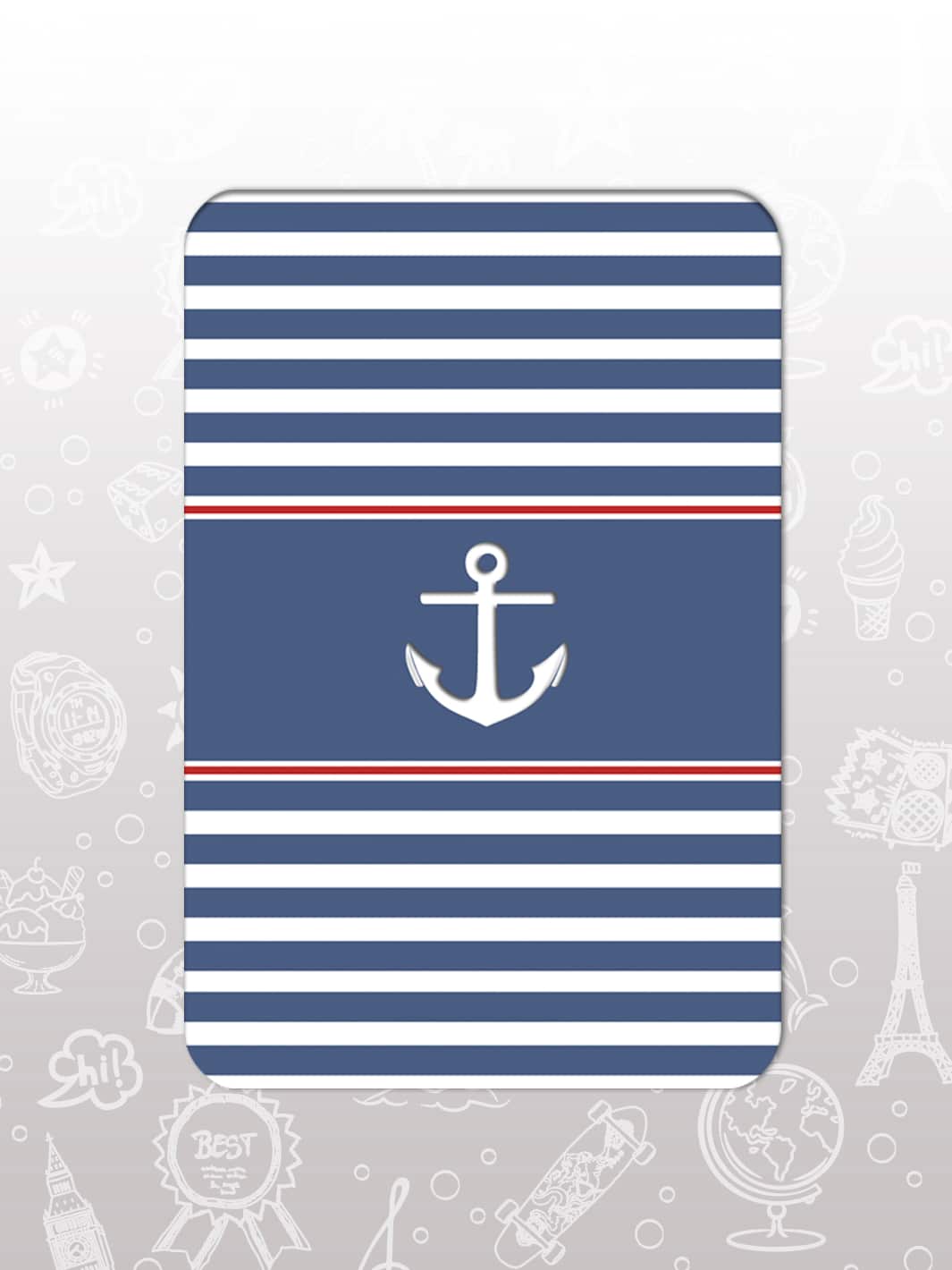 Bag Tag Set - Anchors