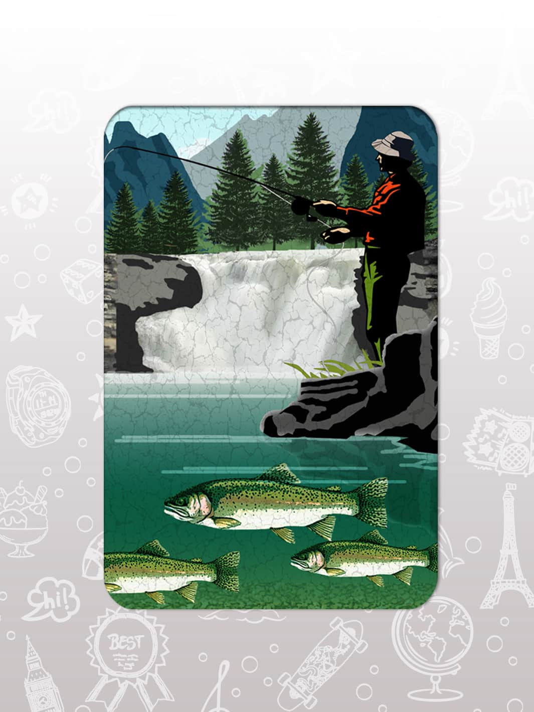 Bag Tag Swap Pack - Fly Fishing