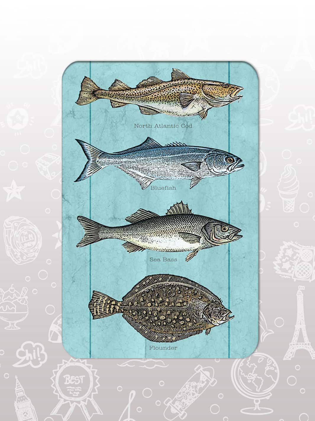 Bag Tag Swap Pack - Saltwater Fishing