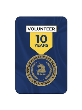 Bag Tag Set - Boston Marathon Volunteer® 10Y