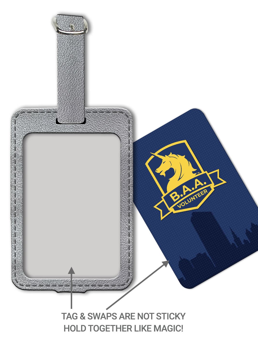 Bag Tag Set - Boston Marathon Volunteer® 20Y