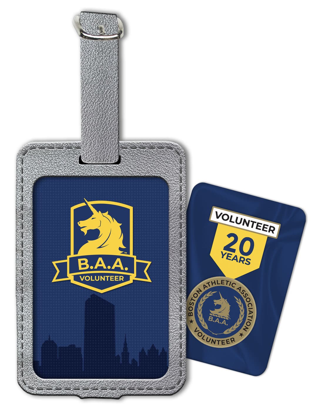 Bag Tag Set - Boston Marathon Volunteer® 20Y