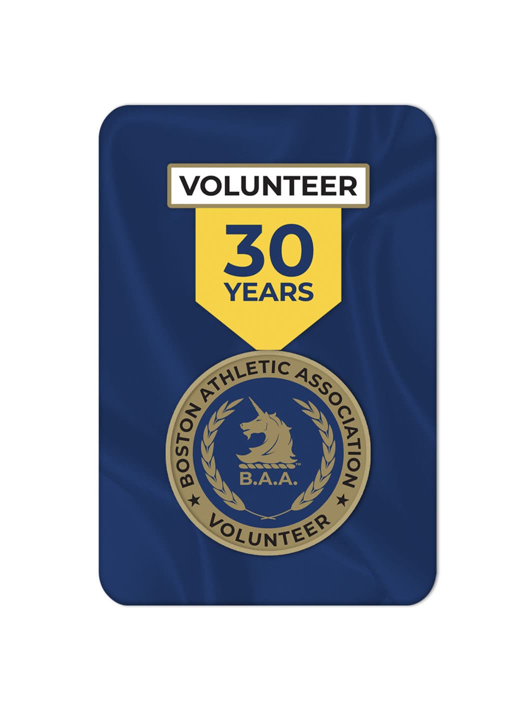 Bag Tag Set - Boston Marathon Volunteer® 30Y