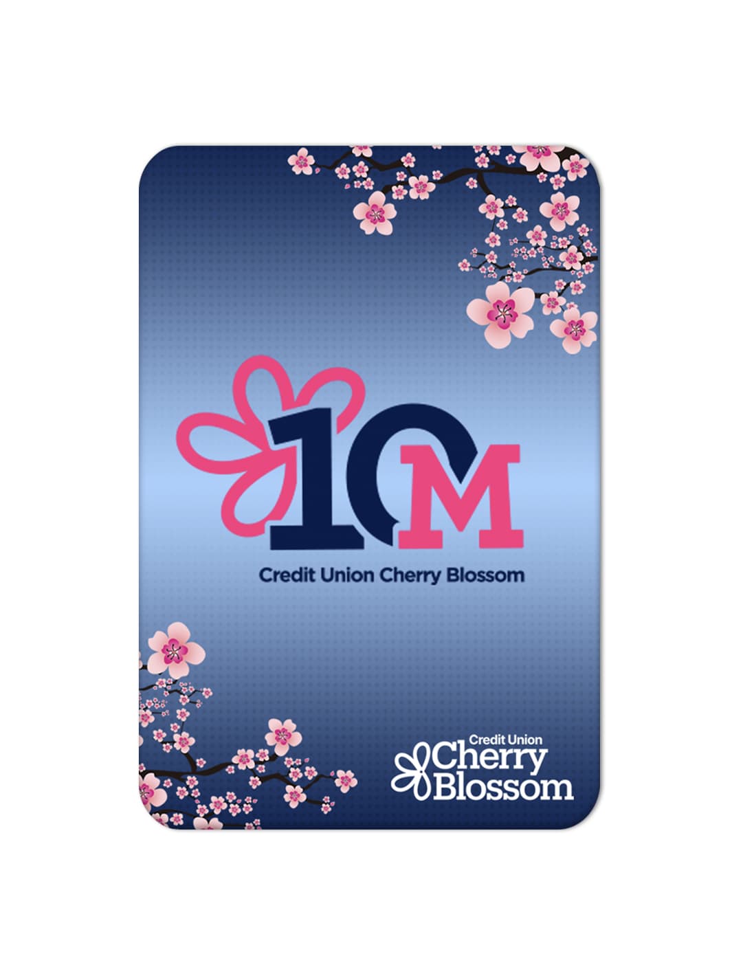 Bag Tag Set - Credit Union Cherry Blossom 10M 50th - 2