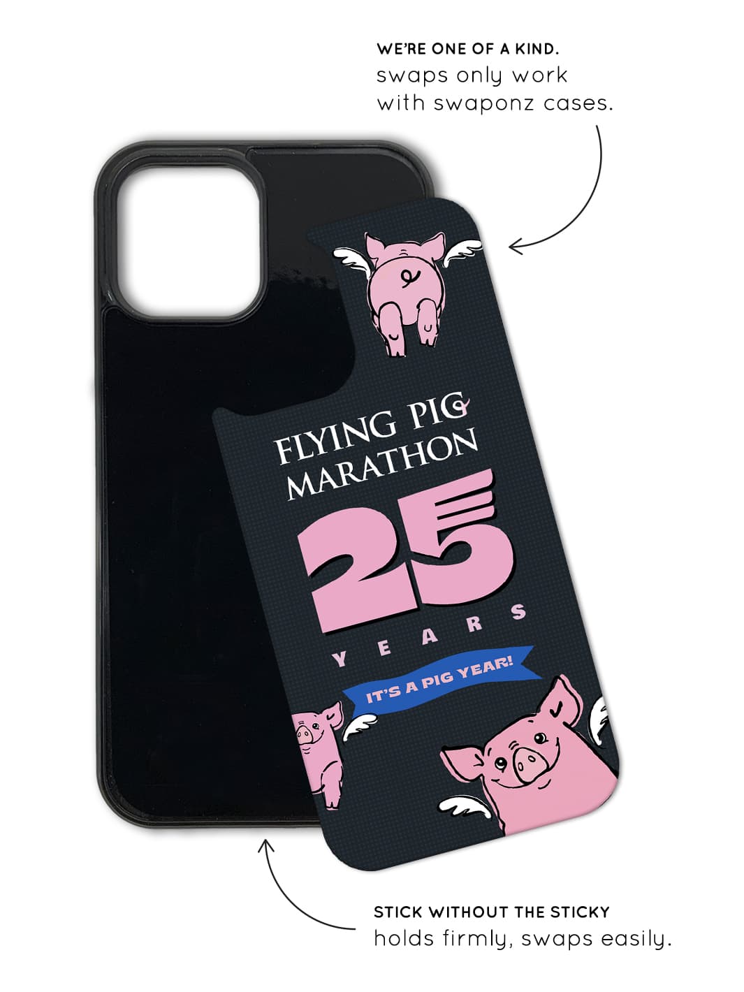 Phone Case Set - Flying Pig Marathon 25th 2