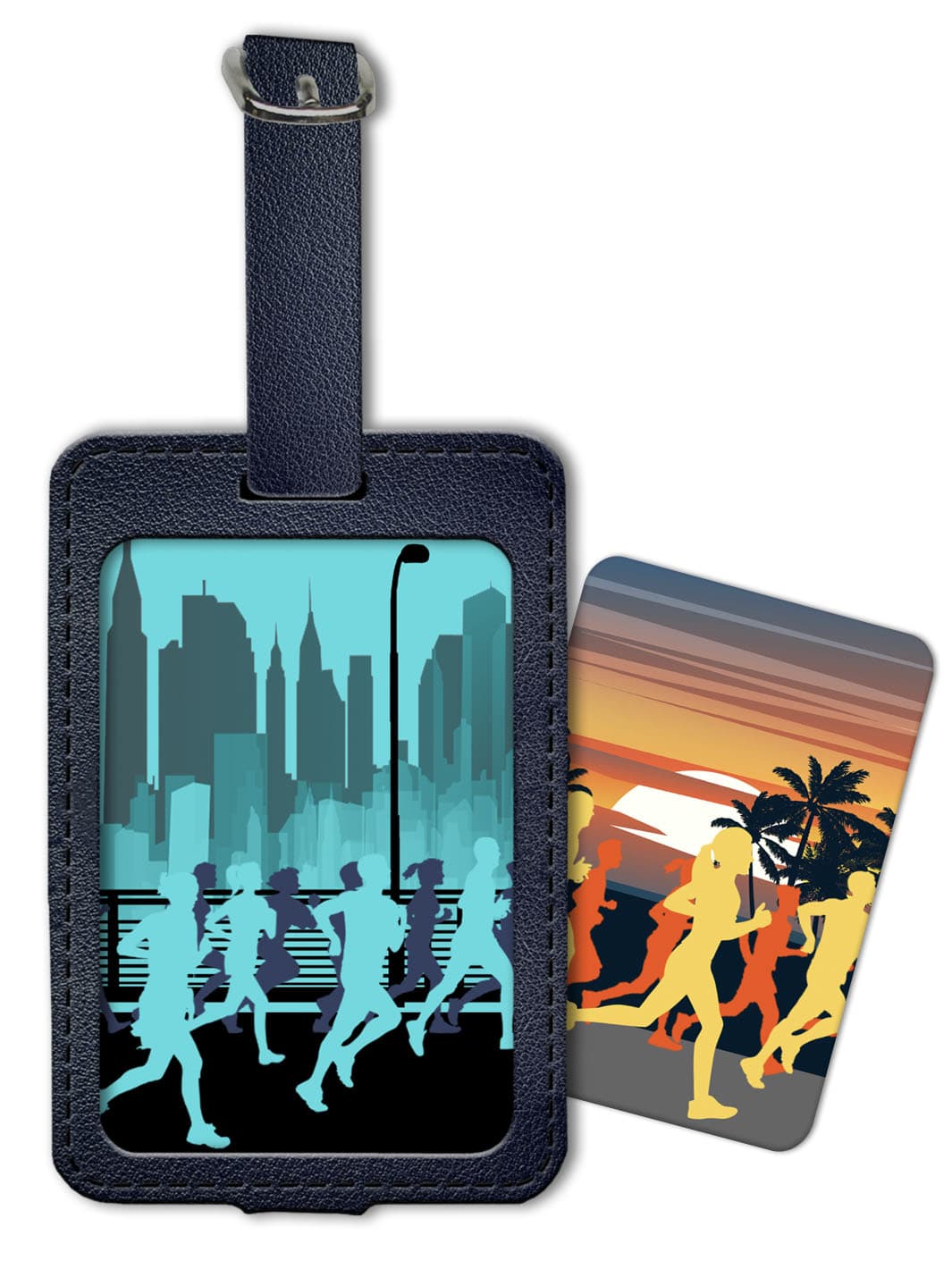 Bag Tag Set - City Running