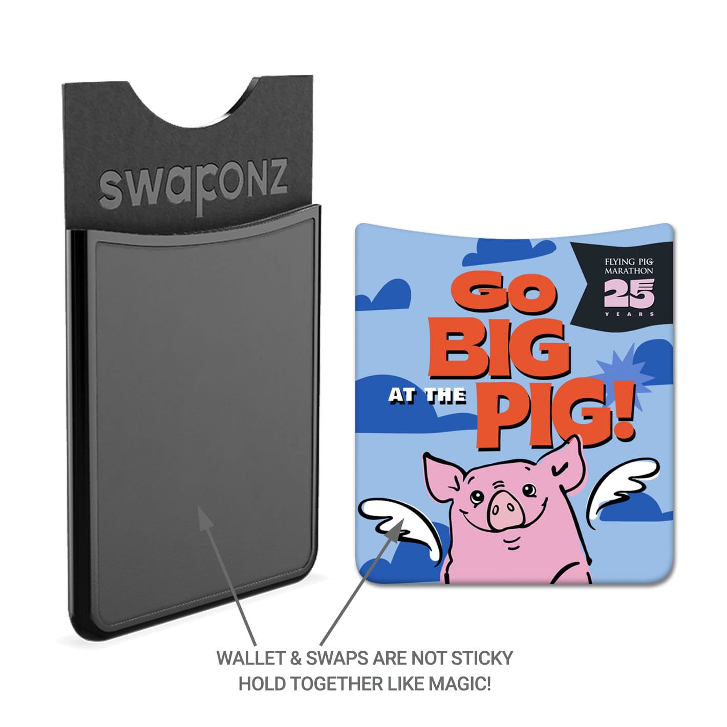 Phone Wallet Set - Flying Pig Marathon 25th 2