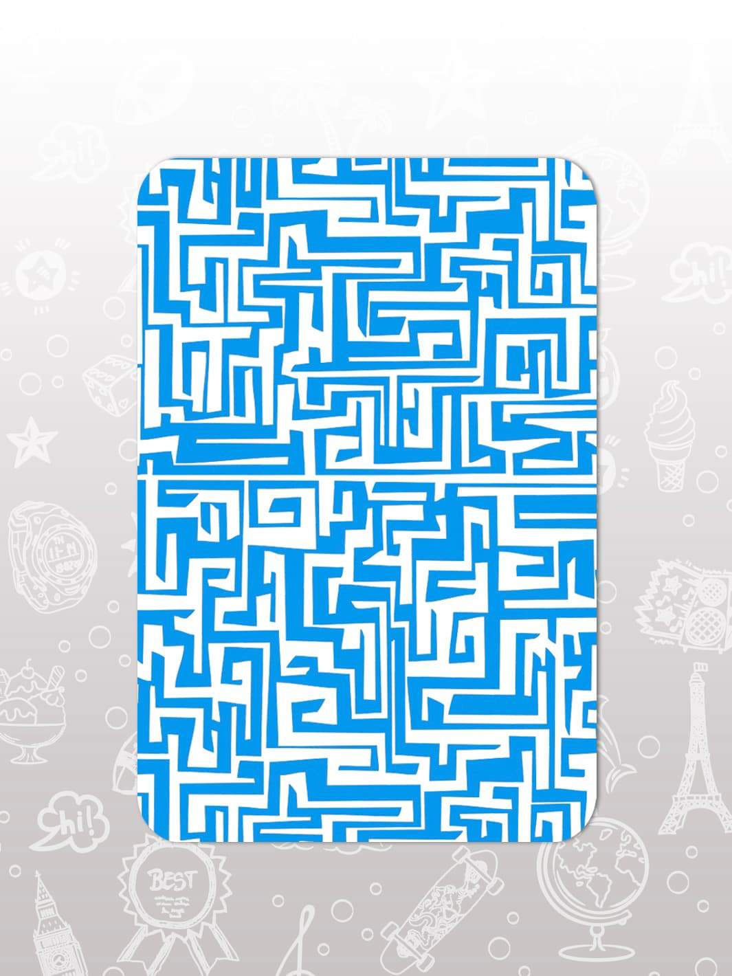 Bag Tag Set - Blue Style
